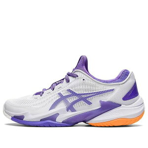 ASICS �A�V�b�N�X ���f�B�[�X �X�j�[�J�[ �y(WMNS) ASICS Court FF 3 'White Amethyst' 1042A220-101�z �T�C�Y US_5(22.0cm)