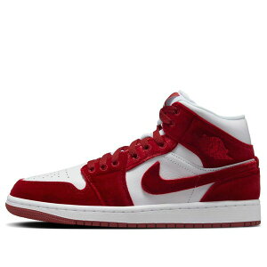 Jordan �W���[�_�� ���f�B�[�X �X�j�[�J�[ �y(WMNS) Air Jordan 1 Mid SE 'Red Velvet' FZ3334-100�z �T�C�Y US_7(24.0cm)