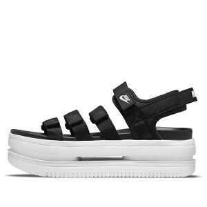 Nike �i�C�L ���f�B�[�X �X�j�[�J�[ �y(WMNS) Nike Icon Classic Sandal 'Black White' DH0223-001�z �T�C�Y US_7(24.0cm)