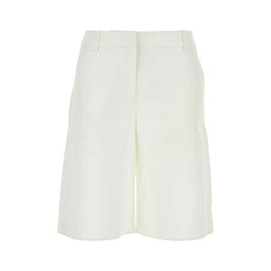ヴァレンティノ ガラヴァーニ レディース カジュアルパンツ ボトムス White Cotton Blend Shorts BIANCO