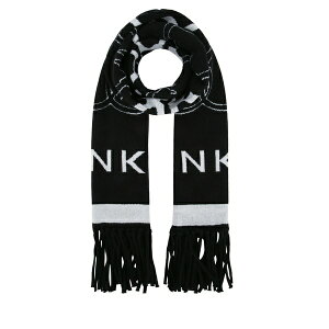 ピンコ レディース マフラー・ストール・スカーフ アクセサリー Sciarpa NERO/BIANCO