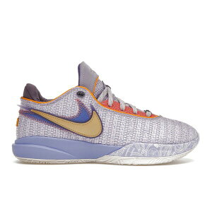 Nike �i�C�L �����Y �X�j�[�J�[ �yNike LeBron 20 Violet Frost�z �T�C�Y US_5.5(23.5cm) Violet Frost/Metallic Gold/Purple Pulse