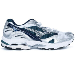 Mizuno �~�Y�m �����Y �X�j�[�J�[ �yMizuno Wave Rider 10 White Baritone Blue�z �T�C�Y US_5.5(23.5cm) White/Baritone Blue