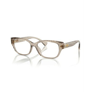 ラルフローレン レディース サングラス&アイウェア アクセサリー Women's Eyeglasses, RA7165U Shiny Transparent Beige