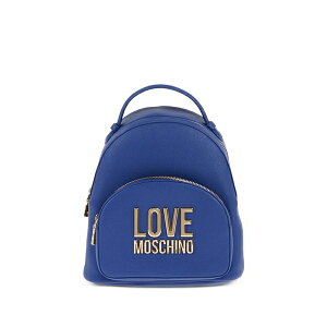 ���X�L�[�m ���f�B�[�X �o�b�N�p�b�N�E�����b�N�T�b�N �o�b�O Logo-plaque grained-effect backpack Blue