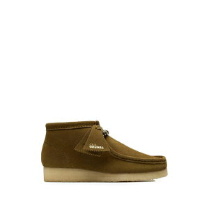 �N���[�N�X ���f�B�[�X �u�[�c �V���[�Y Wallabee suede ankle boots Green