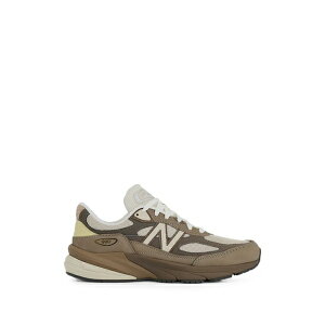 �j���[�o�����X �����Y �X�j�[�J�[ �V���[�Y 990v6 panelled sneakers Brown