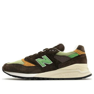 New Balance �j���[�o�����X �����Y �X�j�[�J�[ �yNew Balance x Teddy Santis 998 Made in USA 'Brown Green' U998BG�z �T�C�Y US_M_14