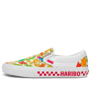 Vans �o���Y �����Y �X�j�[�J�[ �yVans slip-on x Haribo 'White' VN0A7Q5DBMB�z �T�C�Y US_8(26.0cm)