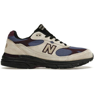 New Balance �j���[�o�����X ���f�B�[�X �X�j�[�J�[ �yNew Balance 993 Aime Leon Dore Taupe (Women's)�z �T�C�Y US_6(23.0cm) Taupe/Blue