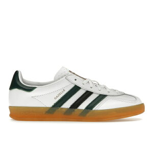 adidas �A�f�B�_�X ���f�B�[�X �X�j�[�J�[ �yadidas Gazelle Indoor White Collegiate Green (Women's)�z �T�C�Y US_7(24.0cm) White/Collegiate Green/Core Black