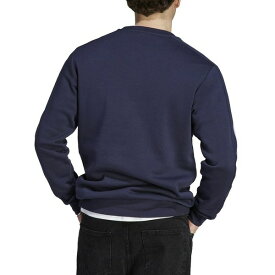 アディダス メンズ パーカー・スウェットシャツ アウター Men's Essentials Fleece 3-Stripes Sweatshirt Legend Ink / Wht