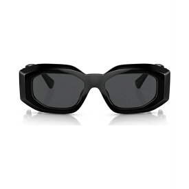 ヴェルサーチ メンズ サングラス・アイウェア アクセサリー Men's Sunglasses, VE4425U54-X 53 Black