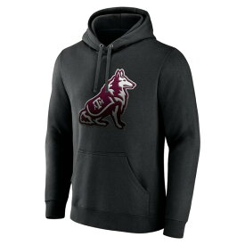 ファナティクス メンズ パーカー・スウェットシャツ アウター Texas A&M Aggies Fanatics Branded Midnight Mascot Pullover Hoodie Black