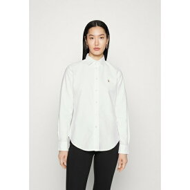 ラルフローレン レディース シャツ トップス OXFORD SHIRT - Button-down blouse - white