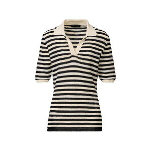 �t�@�r�A�i �t�B���b�s ���f�B�[�X T�V���c �g�b�v�X V-neck striped top Neutrals