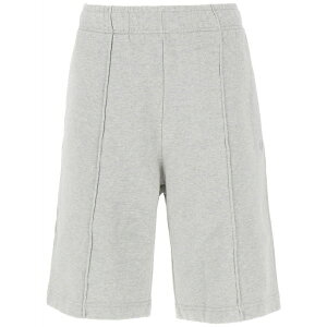 �A���u�b�V�� �����Y �J�W���A���p���c �{�g���X M??lange-effect cotton bermuda shorts Grey
