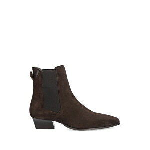 �K���g ���f�B�[�X �u�[�c �V���[�Y Bassotte pointed suede boots Brown
