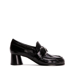 �v���G���U�V�����[ ���f�B�[�X �X���b�|���E���[�t�@�[ �V���[�Y Monogram 55mm leather loafers Black