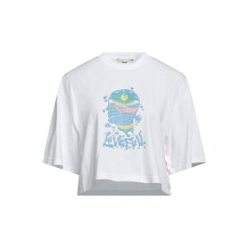 【送料無料】 ゲーエムベーハー レディース Tシャツ トップス T-shirts White