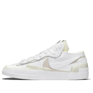 Nike �i�C�L �����Y �X�j�[�J�[ �yNike x sacai Blazer Low 'White Patent' DM6443-100�z �T�C�Y US_M_15