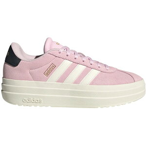 adidas �A�f�B�_�X ���f�B�[�X �X�j�[�J�[ �yadidas VL Court Bold Clear Pink Core White Core Black (Women's)�z �T�C�Y US_9(26.0cm) Clear Pink/Core White/Core Black