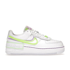 Nike �i�C�L ���f�B�[�X �X�j�[�J�[ �yNike Air Force 1 Low Shadow White Electric Green (Women's)�z �T�C�Y US_W_10.5 White/Electric Green/Violet Shock/Wild Berry