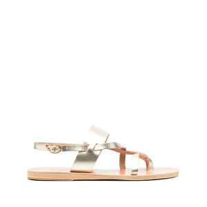 �A���V�G���g�O���[�N�T���_�� ���f�B�[�X �T���_�� �V���[�Y Alethea metallic-effect sandals Gold