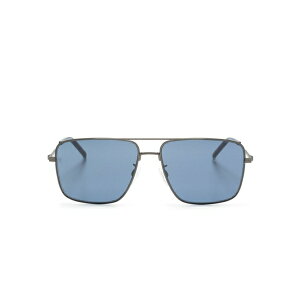 �g�~�[ �q���t�B�K�[ �����Y �T���O���X�E�A�C�E�F�A �A�N�Z�T���[ Pilot-frame sunglasses Silver