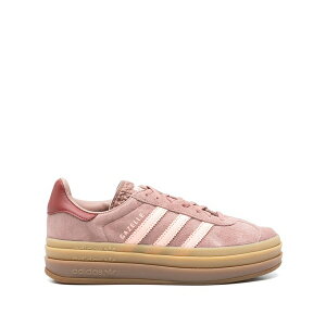 �A�f�B�_�X ���f�B�[�X �X�j�[�J�[ �V���[�Y Gazelle bold sneakers Pink