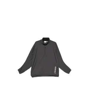�O���~�` �����Y �W���P�b�g���u���]�� �A�E�^�[ Logo-print half-zip jacket Grey
