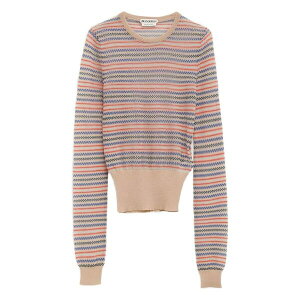 J.W.�A���_�[�\�� ���f�B�[�X �j�b�g&�Z�[�^�[ �A�E�^�[ Striped-pattern sweater Neutrals