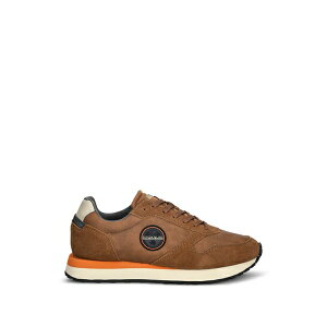 �i�p�s�� �����Y �X�j�[�J�[ �V���[�Y Nova logo-patch sneakers Brown