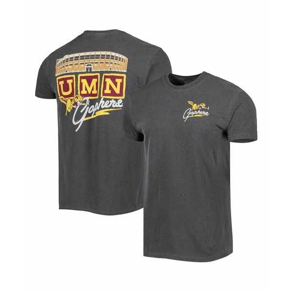 イメージワン メンズ Tシャツ トップス Men's Charcoal Minnesota Golden Gophers Vault Stadium T-shirt Charcoal