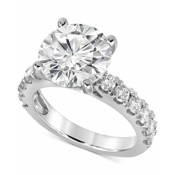 バッジェリーミシュカ レディース リング アクセサリー Certified Lab Grown Diamond Engagement Ring (6 ct. in 14k White Gold Yellow Gold