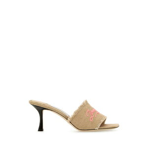W~[`E fB[X T_ V[Y Beige Fabric Alexia 70 Mules BALLETPINKPINKTROPICALORCHIDMIX