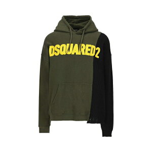 fB[XNGA[h Y p[J[EXEFbgVc AE^[ Panelled Drawstring Hoodie Kaki