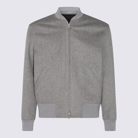 ラルディーニ メンズ ジャケット＆ブルゾン アウター Grey Wool Casual Jacket Grey