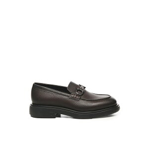 tFK Y Xb|E[t@[ V[Y Gancini Loafers DARK BROWN