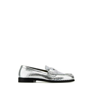 fB[XNGA[h fB[X pvX V[Y Silver Leather Neoclassic Loafers SILVER