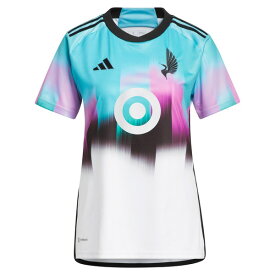 アディダス レディース ユニフォーム トップス Teemu Pukki Minnesota United FC adidas Women's 2024 The Northern Lights Kit Replica Player Jersey White