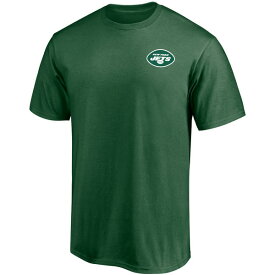 ファナティクス メンズ Tシャツ トップス New York Jets Fanatics Branded #1 Dad TShirt Green