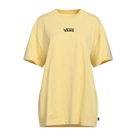 VANS バンズ Tシャツ トップス レディース T-shirts Light yellow