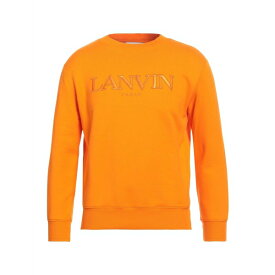 【送料無料】 ランバン メンズ パーカー・スウェットシャツ アウター Sweatshirts Orange