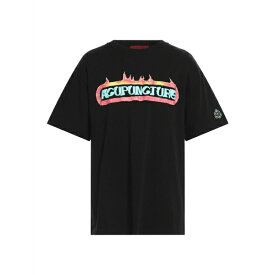 【送料無料】 アキュパンクチャー メンズ Tシャツ トップス T-shirts Black