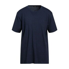 【送料無料】 エイチエスアイオー メンズ Tシャツ トップス T-shirts Navy blue