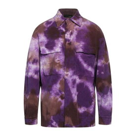 【送料無料】 ビーユーズド メンズ シャツ トップス Shirts Dark purple