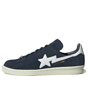 adidas AfB_X Y Xj[J[ yadidas x A Bathing Ape Campus 80s '30th Anniversary - Navy' ID4770z TCY US_9.5(27.5cm)