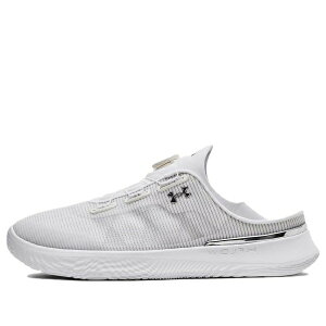 Under Armour �A���_�[�A�[�}�[ �����Y �X�j�[�J�[ �yUnder Armour SlipSpeed Mesh 'White Silver' 3027726-100�z �T�C�Y US_7(25.0cm)