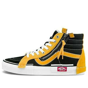 Vans �o���Y �����Y �X�j�[�J�[ �yVans Sk8-hi Reissue Cap Skate Shoes Black/Yellow VN0A3WM15FG�z �T�C�Y US_7.5(25.5cm)
